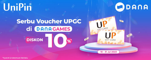 Serbu Voucher UPGC di DANA Games dan Dapatkan Diskon 10%